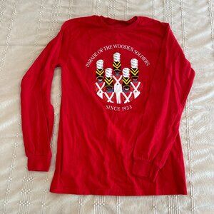 Radio City Rockettes Toy Soldier Red Long Sleeve T Shirt - Size Small - Dance